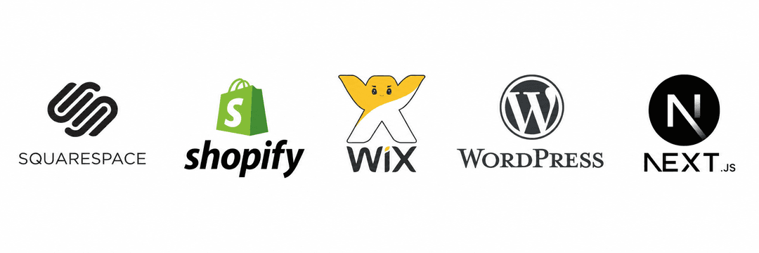 Works with Next.js, Shopify, Wix, and WordPress